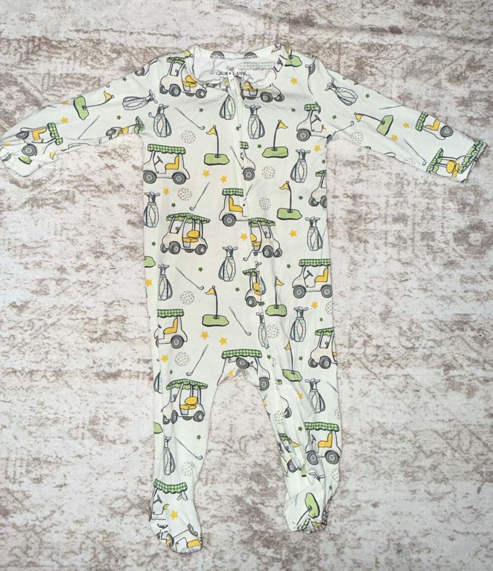 Caden Lane bamboo golf print